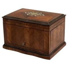 Antique Maison Fenoux Tabacco Cigar Cabinet from 1850, Napoleon III, with Inlay
