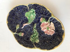 Antique Majolica Platter from Late 1800s