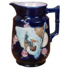 Antigua Jarra Cremera Abanico Chino Shorter & Boulton 7"