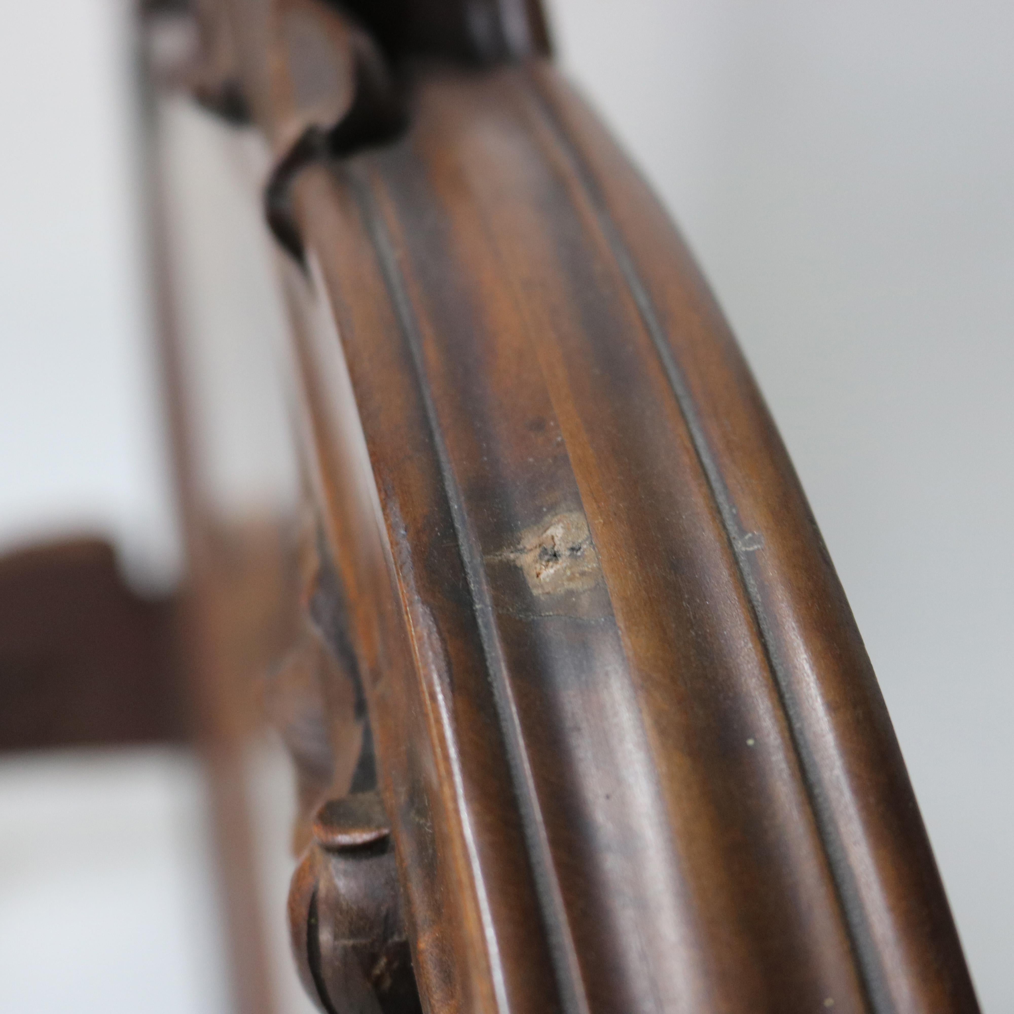 Antique Majorelle/Galle Art Nouveau Mahogany with Satinwood Inlay 13