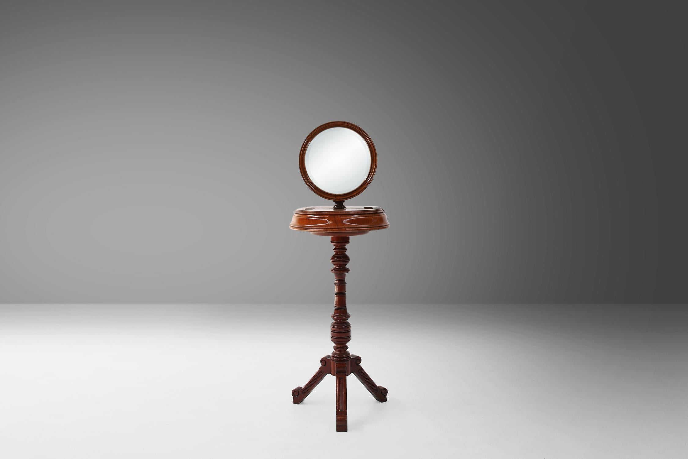 Antique Make-up mirror Ca.1850 For Sale 9