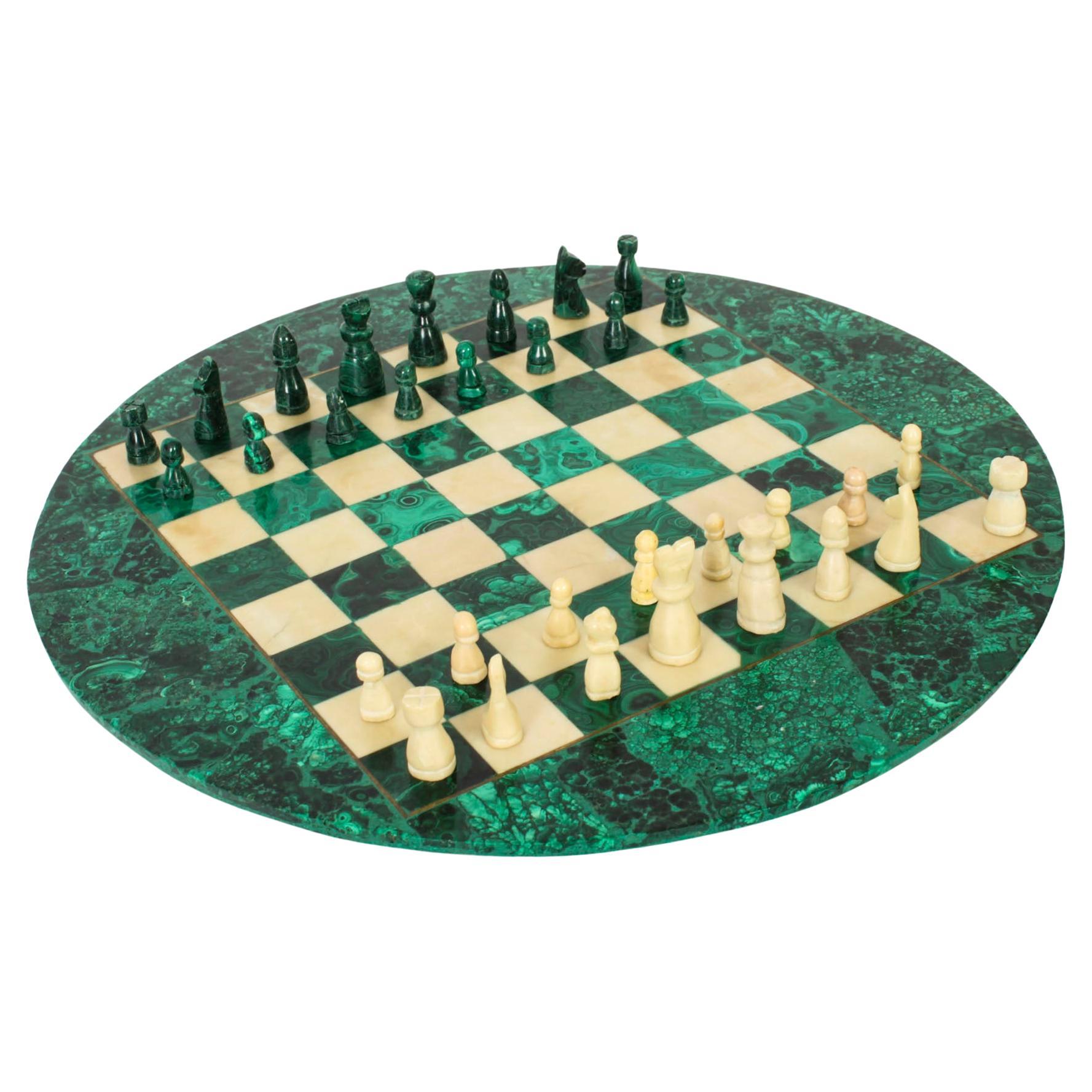 Malachite Chess - 9 For Sale on 1stDibs | malachite chess set