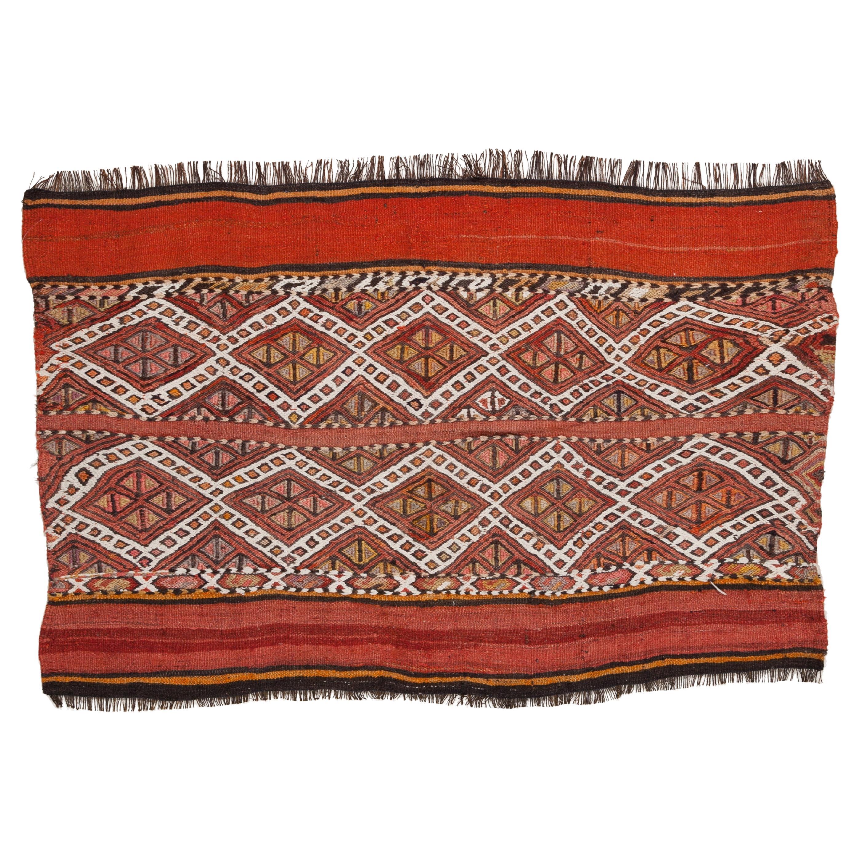 Antiker Malatya Chuval Kilim Cuval Teppich Nomadischer Anatolischer Natürlicher Türkischer Teppich