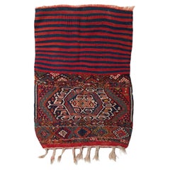 Antique Malatya Kilim Heybe Rug Wool Vintage Eastern Anatolian Turkish Carpet