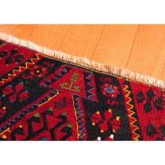 Antique Malatya Kilim Door Mat Rug Wool Vintage Eastern Anatolian Turkish Carpet