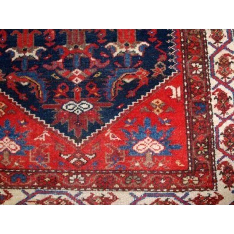 Asian Antique Malayer 16 ft Runner with Herati Design, circa 1900 For Sale