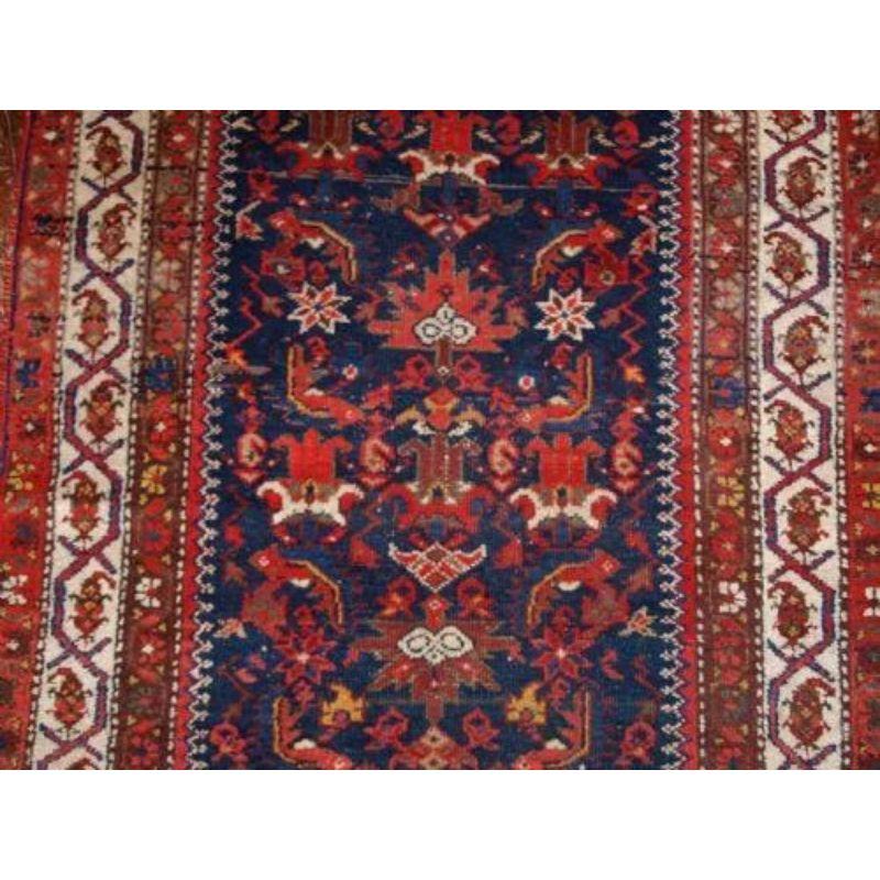 Antique Malayer 16 ft Runner with Herati Design, circa 1900 In Good Condition For Sale In Moreton-In-Marsh, GB
