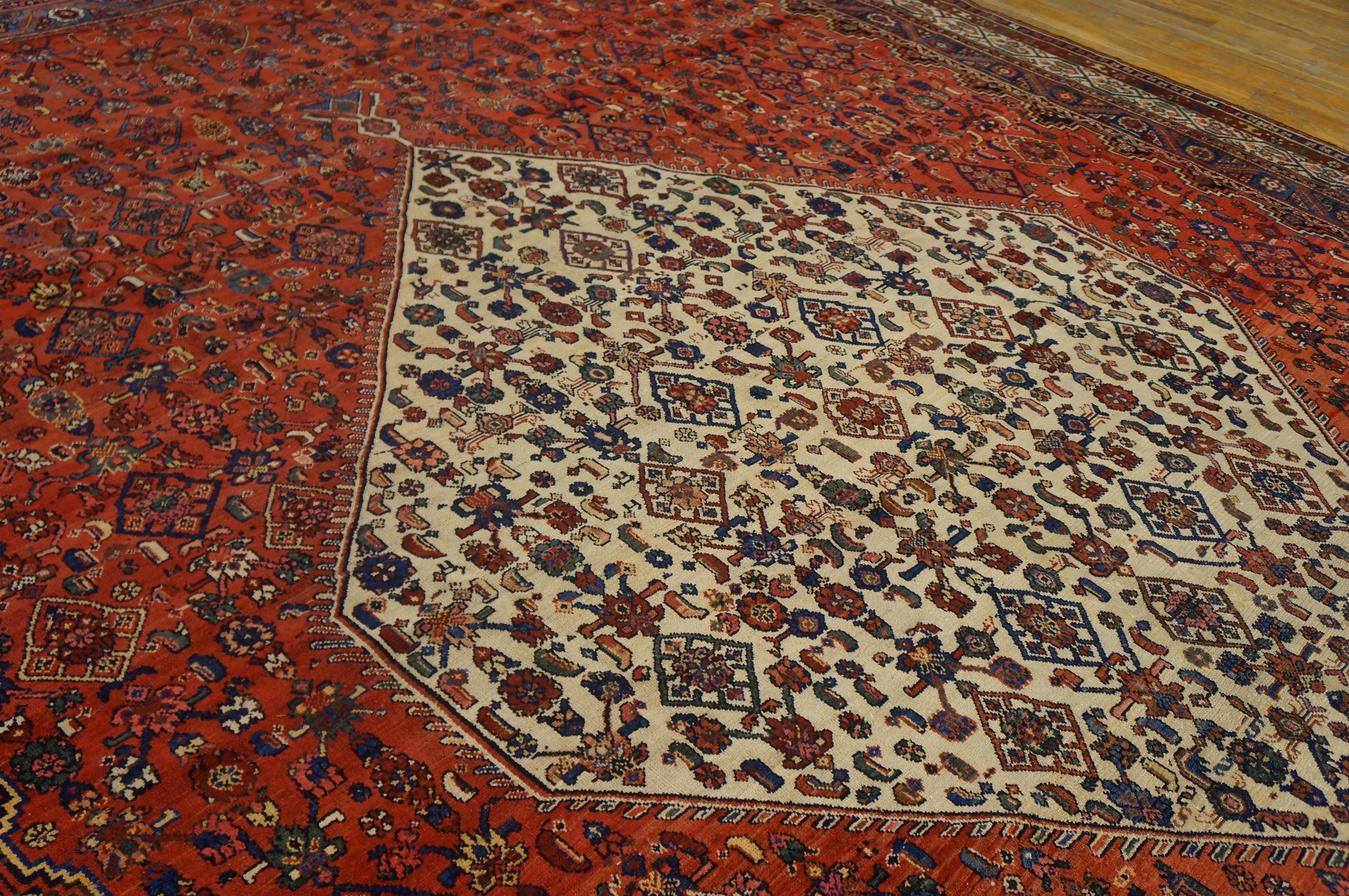 Early 20th Century Persian Malayer Carpet ( 9'3