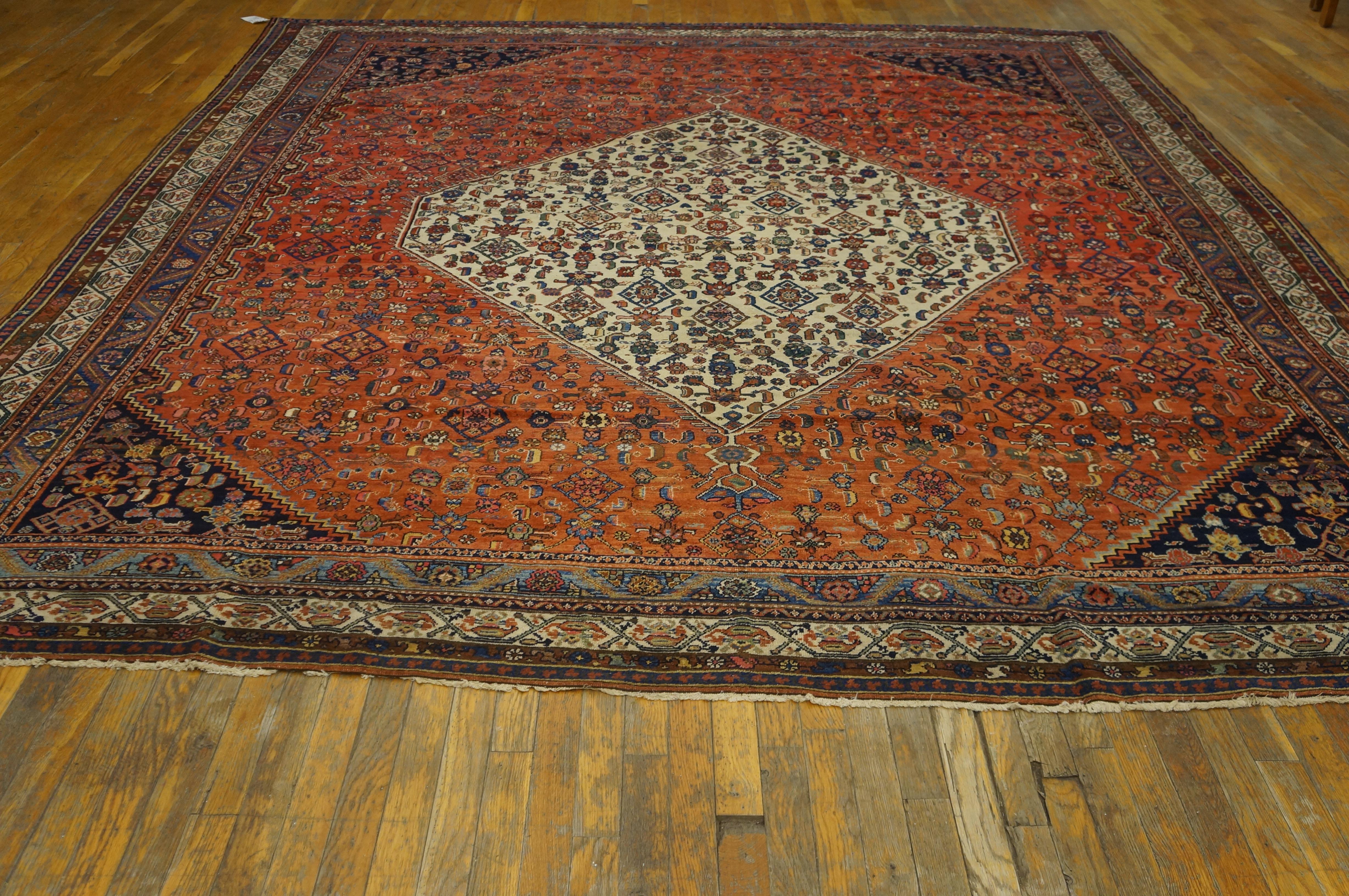 Early 20th Century Persian Malayer Carpet ( 9'3