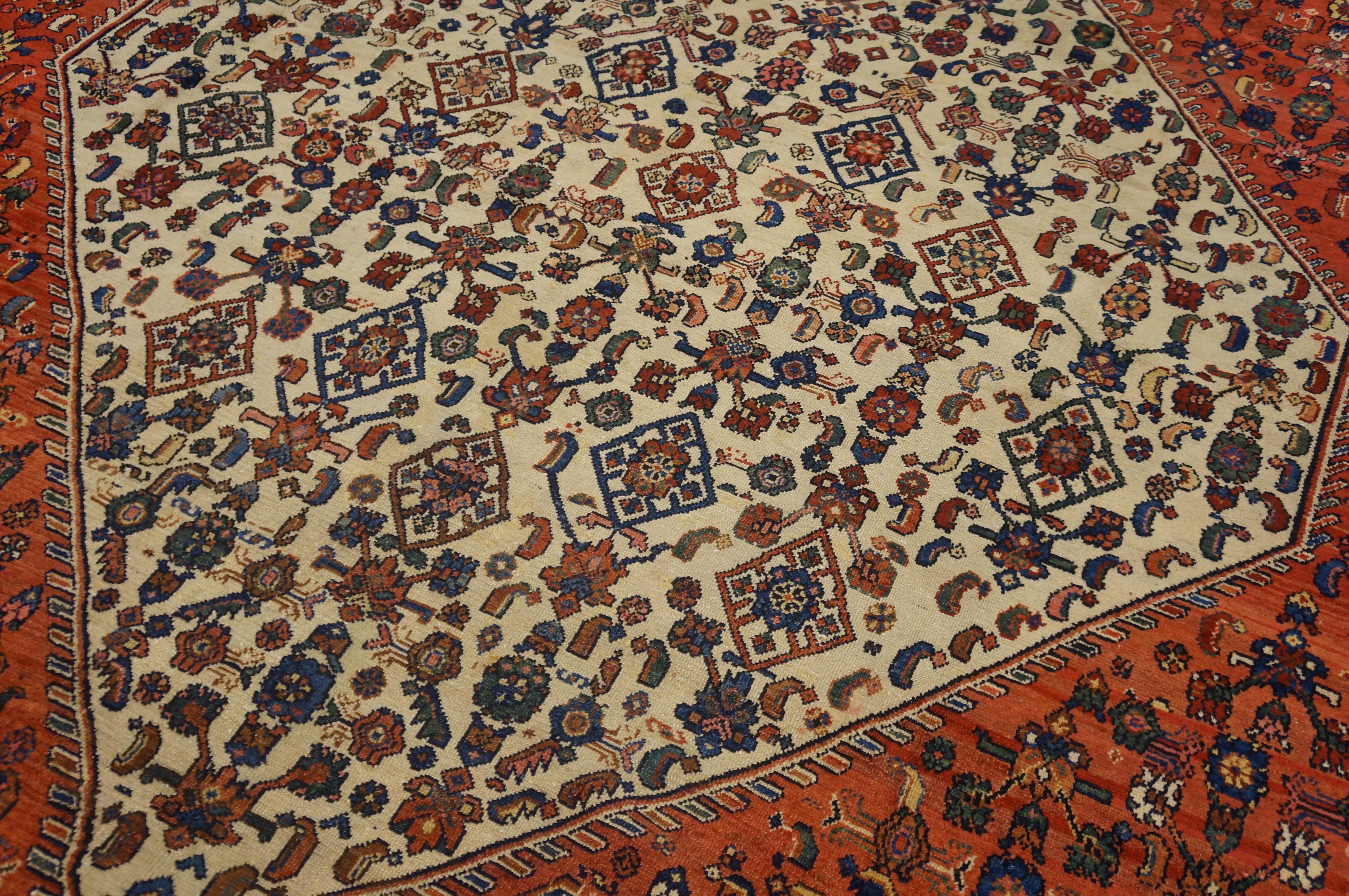 Early 20th Century Persian Malayer Carpet ( 9'3