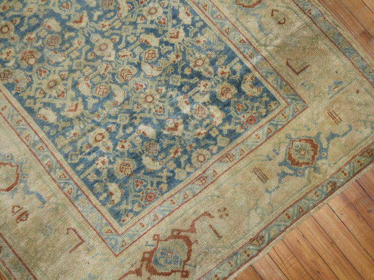 Antique Malayer Blue Persian Rug For Sale at 1stdibs