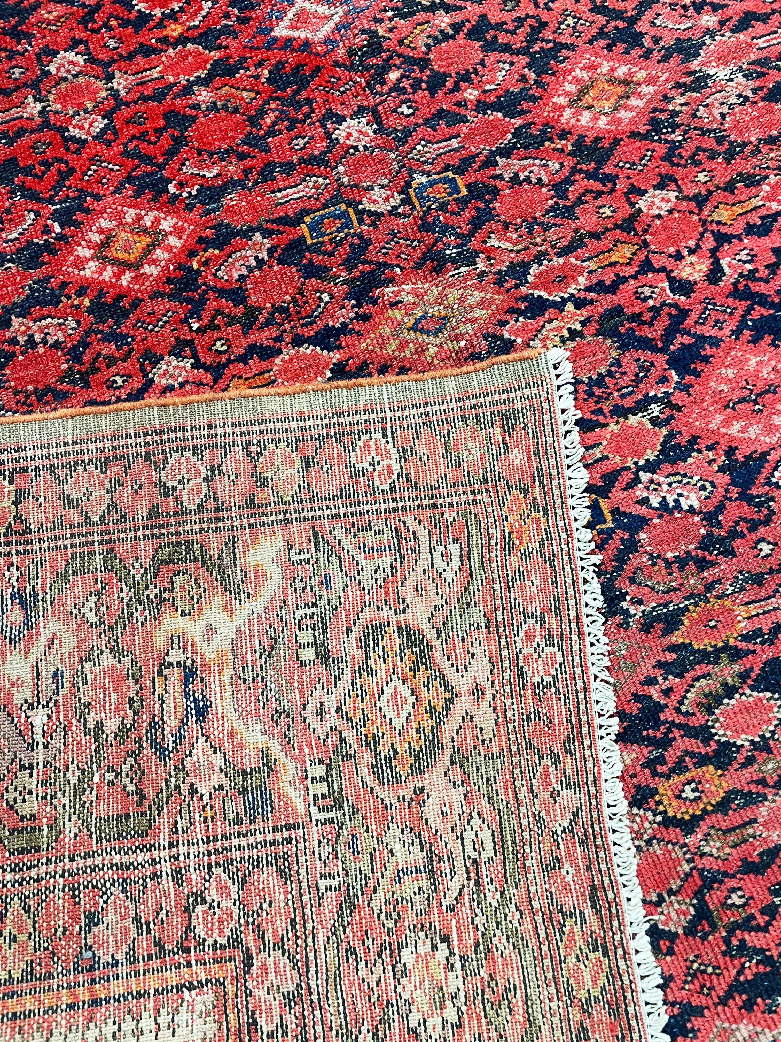 Persian Antique Malayer Carpet For Sale