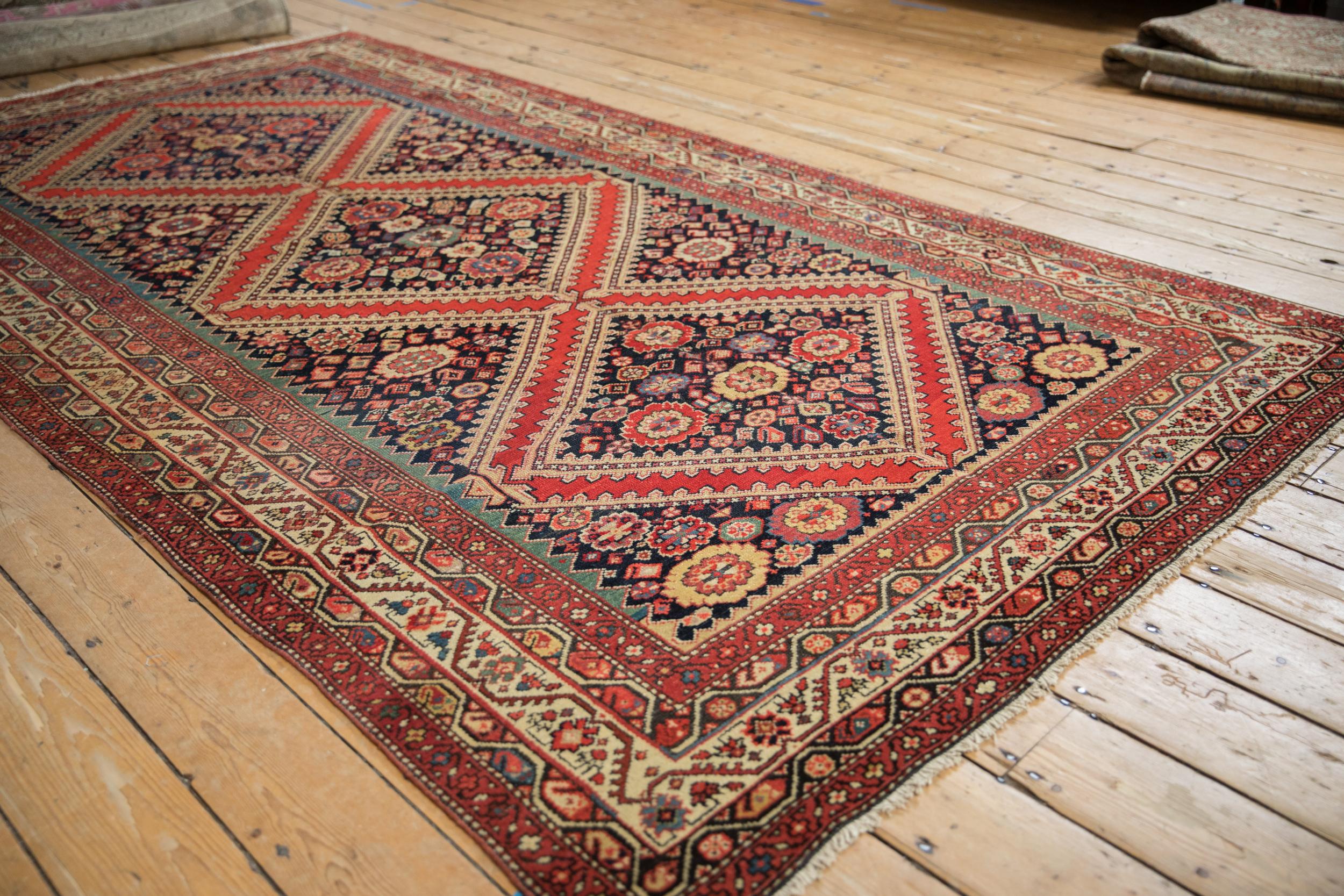 Hand-Knotted Antique Malayer Carpet For Sale