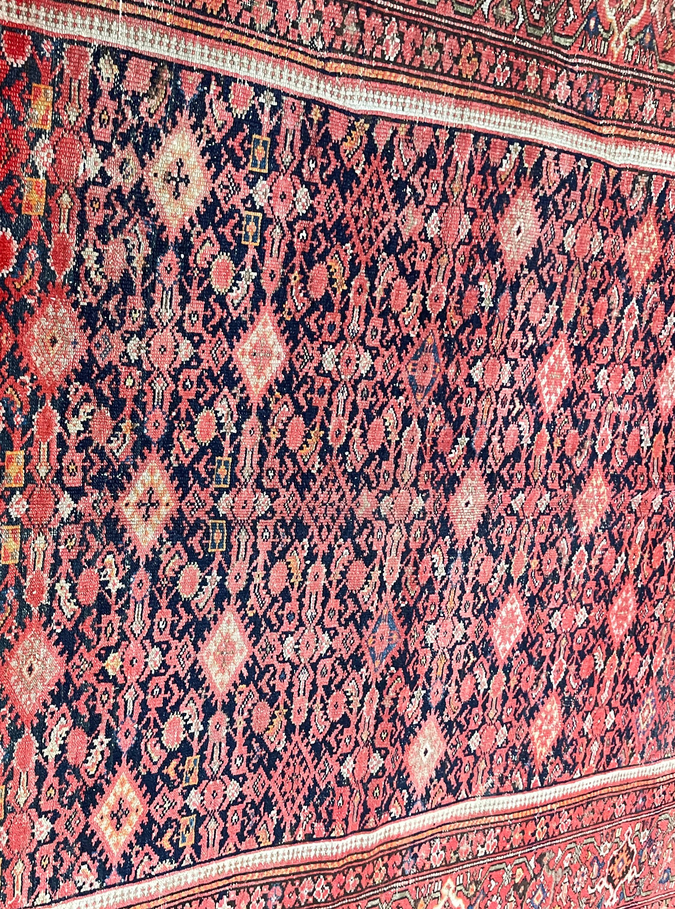 Antique Malayer Carpet In Good Condition For Sale In Evanston, IL