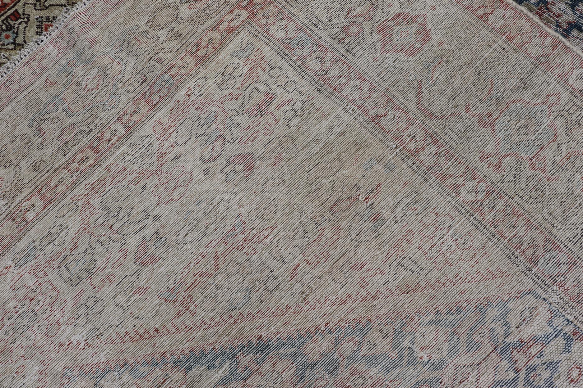 Antiker Malayer Gallery Teppich mit subgeometrischem Design 6'5 x 13'7 im Angebot 5
