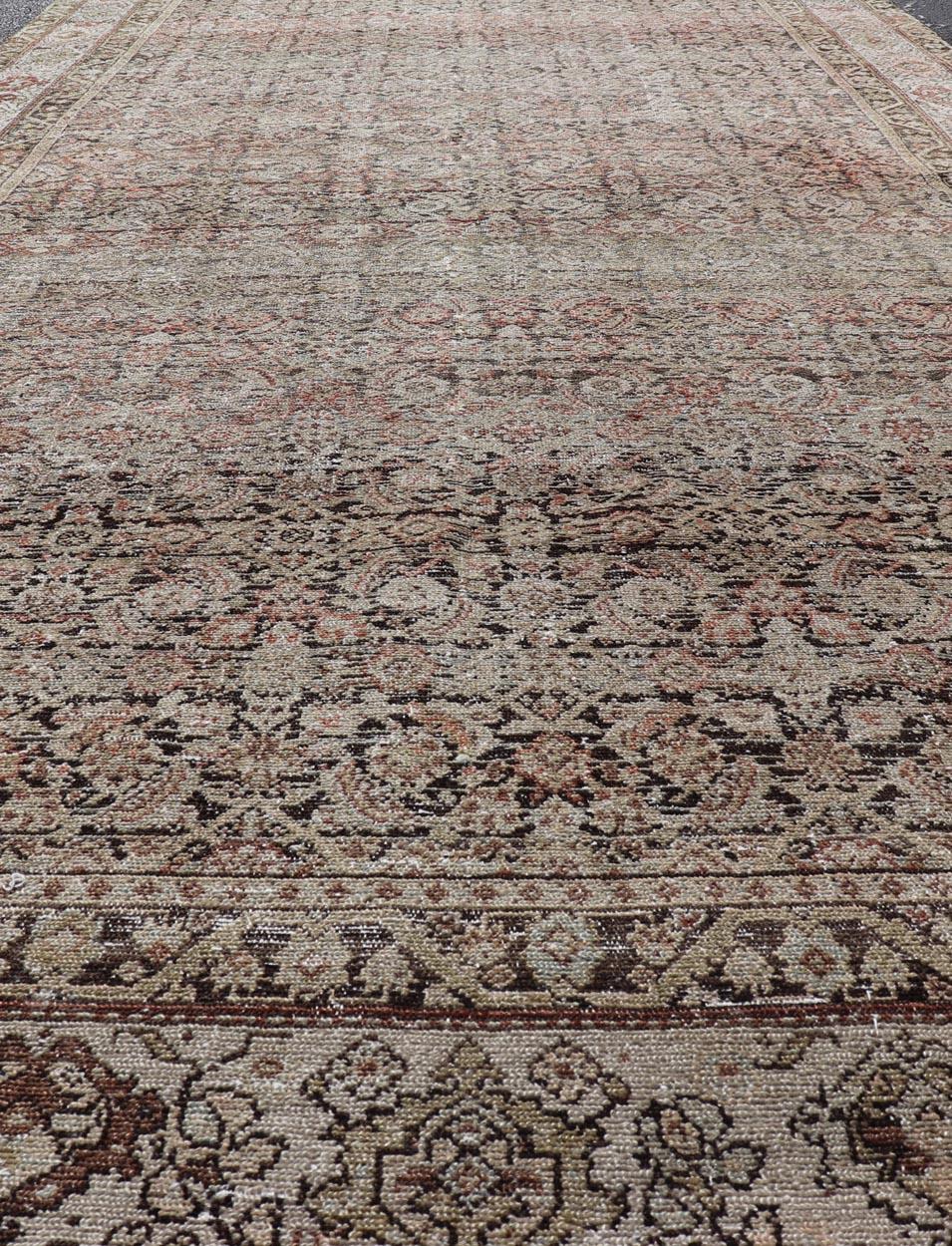 Antique Malayer Persian Gallery With All-Over Design 6'7 x 15'7 For Sale 7