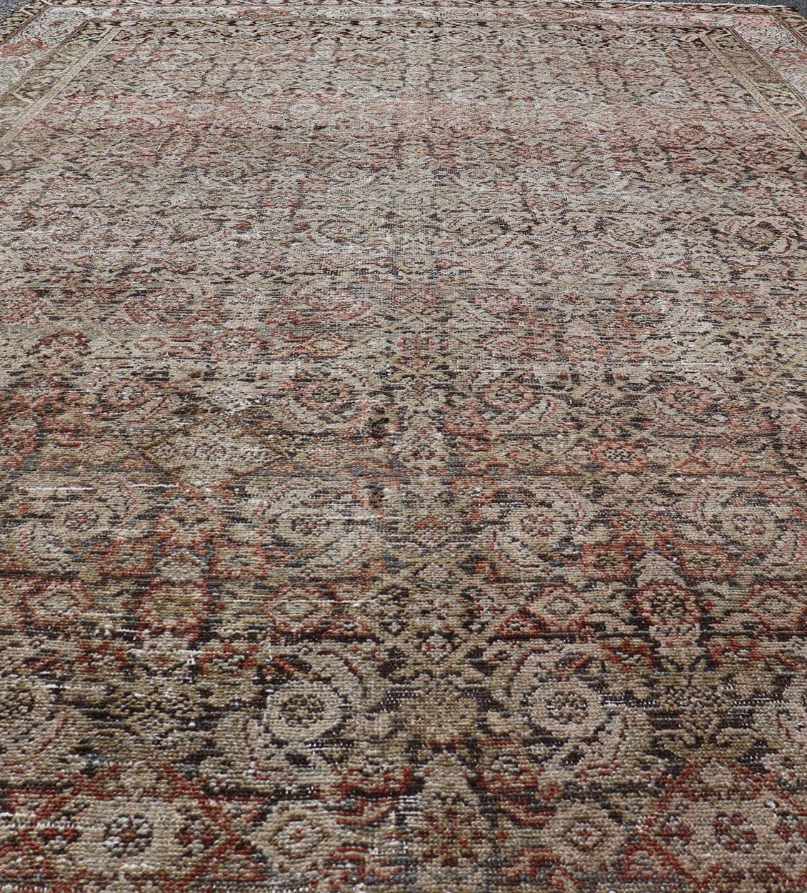 Antique Malayer Persian Gallery With All-Over Design 6'7 x 15'7 For Sale 8