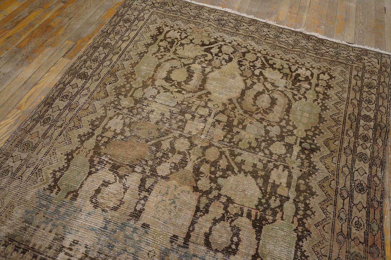 Wool Early 20th Century Persian Malayer Carpet ( 5'1