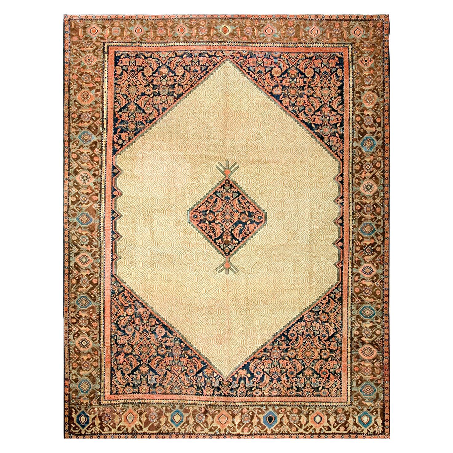 Early 20th Century Persian Malayer Carpet ( 9'3" x 12'6" - 282 x 382 ) For Sale