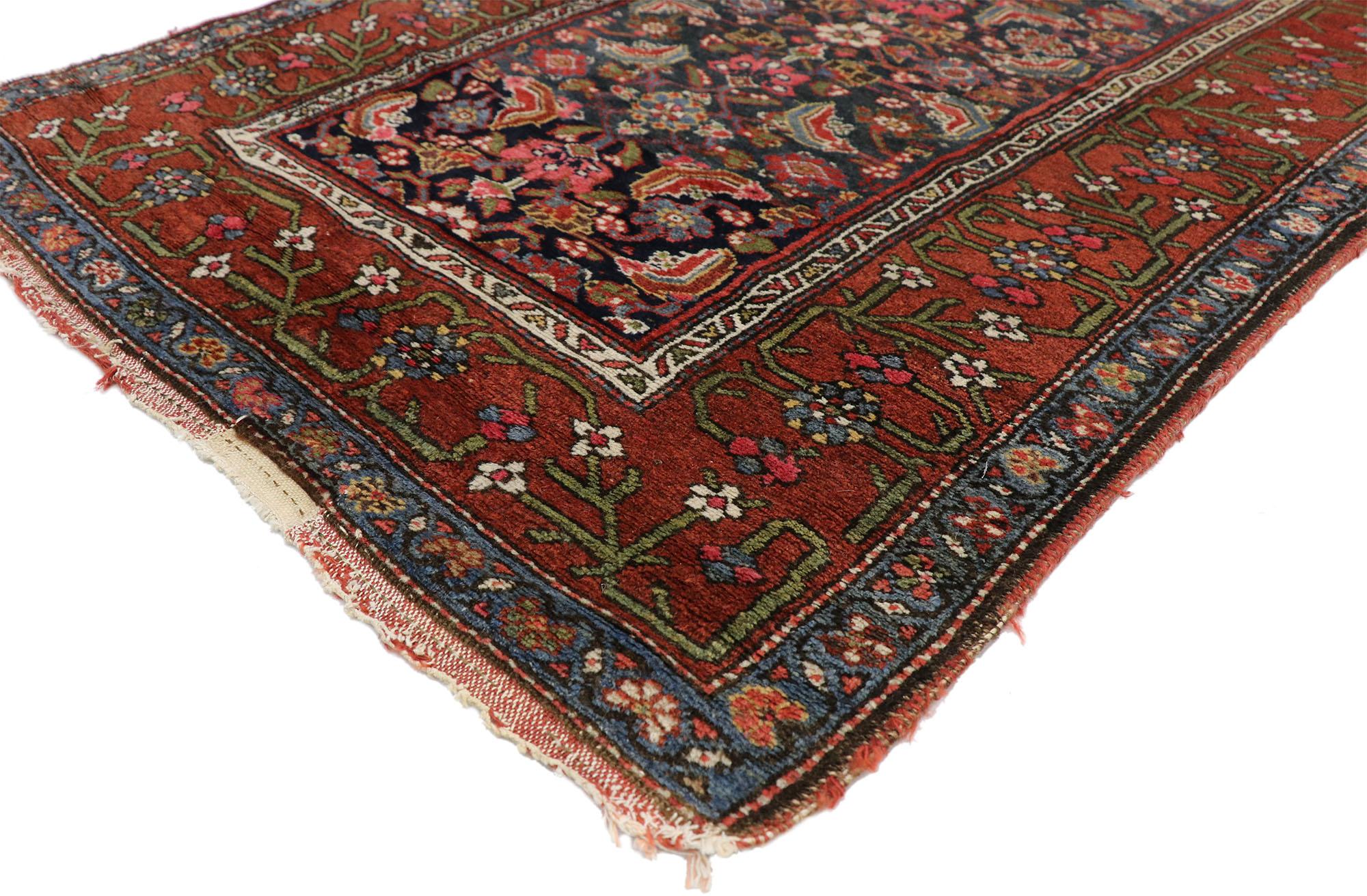 Antique Malayer Persian Runner with Modern Traditional Style For Sale 7