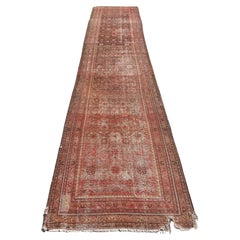 Antique Malayer Persian Wool Runner Rug