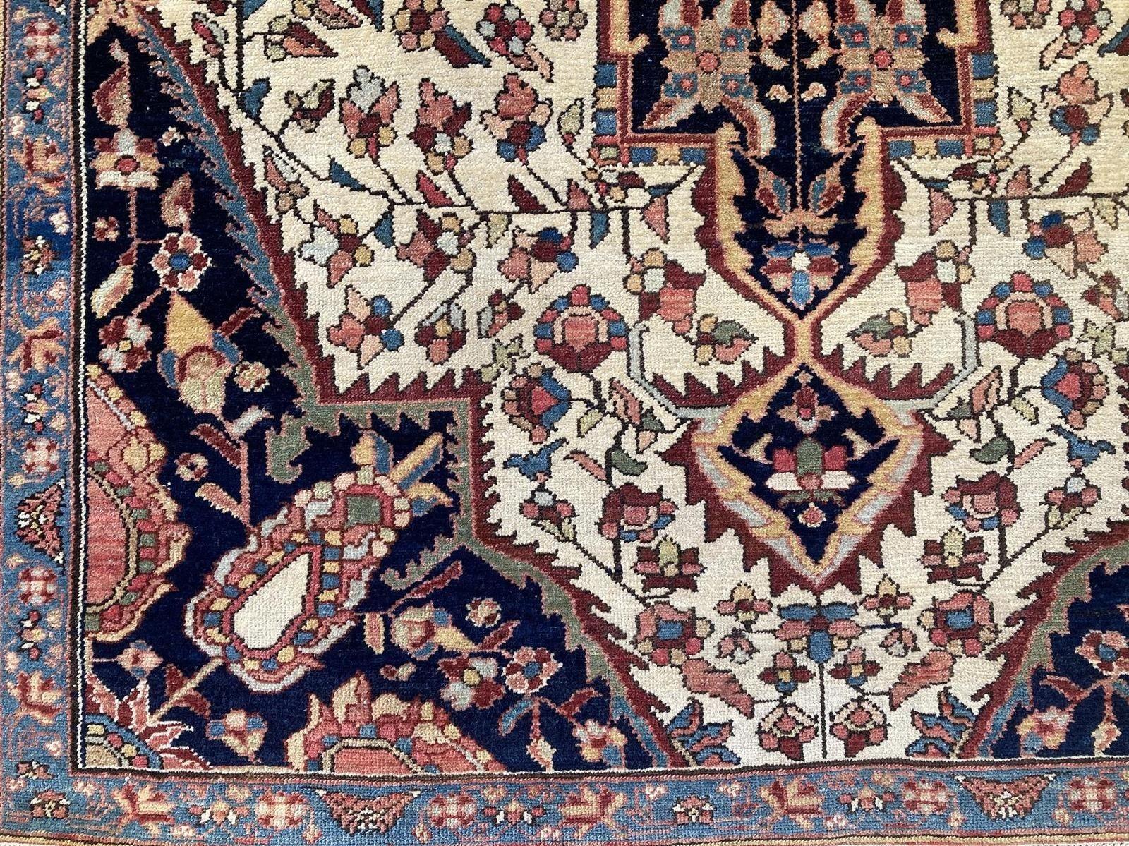 Tapis ancien Malayer 1.66m X 0.98m en vente 1