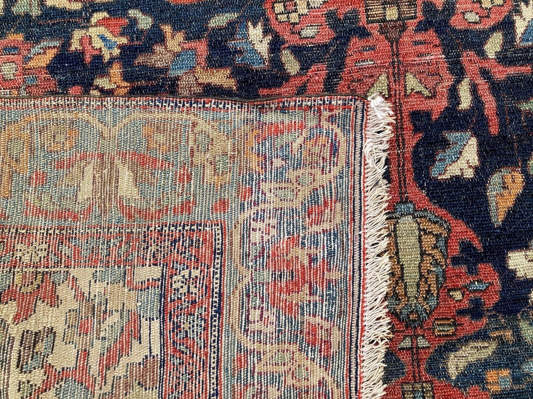 Antique Malayer Rug 1.78m x 1.19m For Sale 6