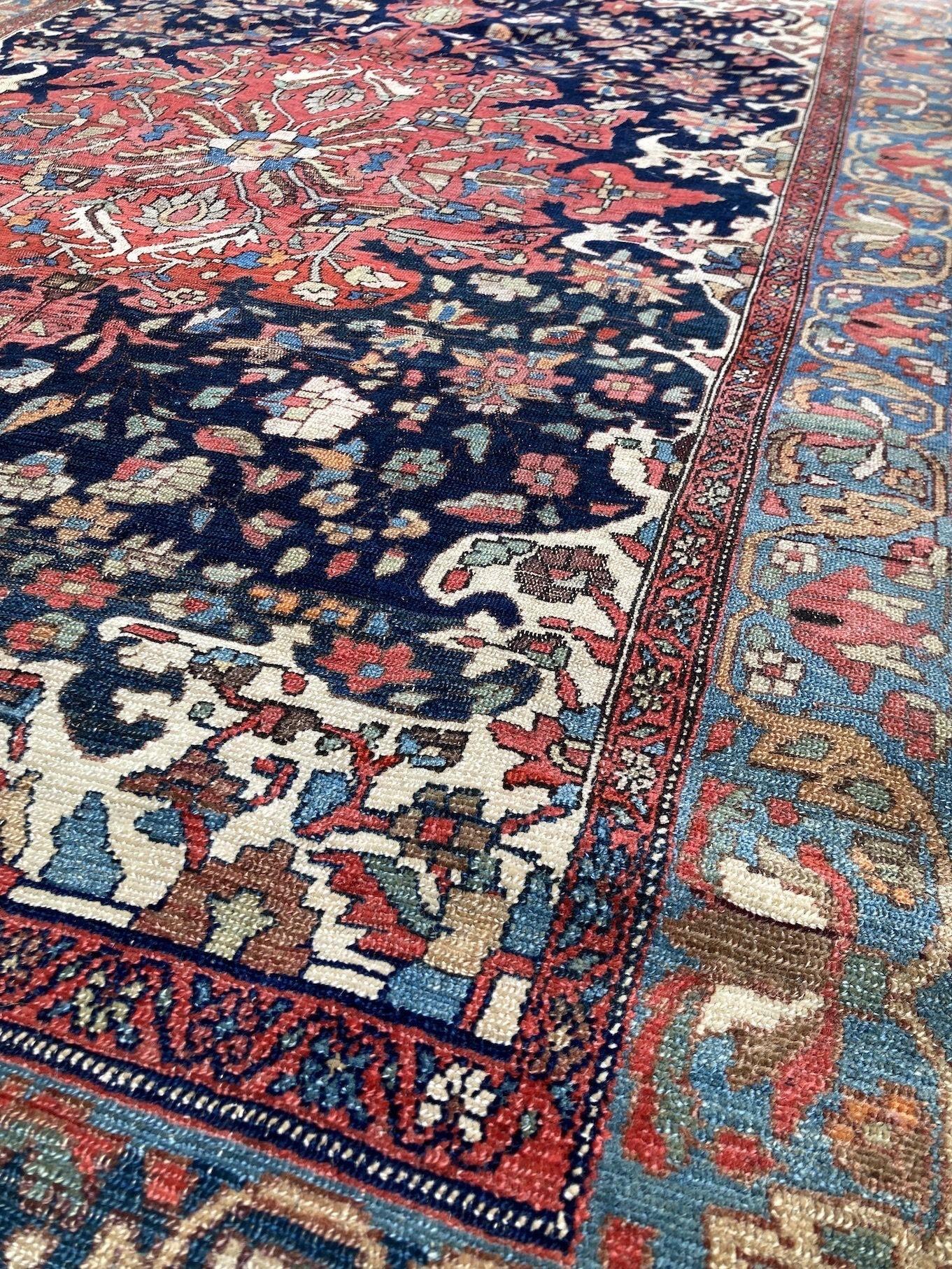 Antique Malayer Rug 1.78m x 1.19m For Sale 1