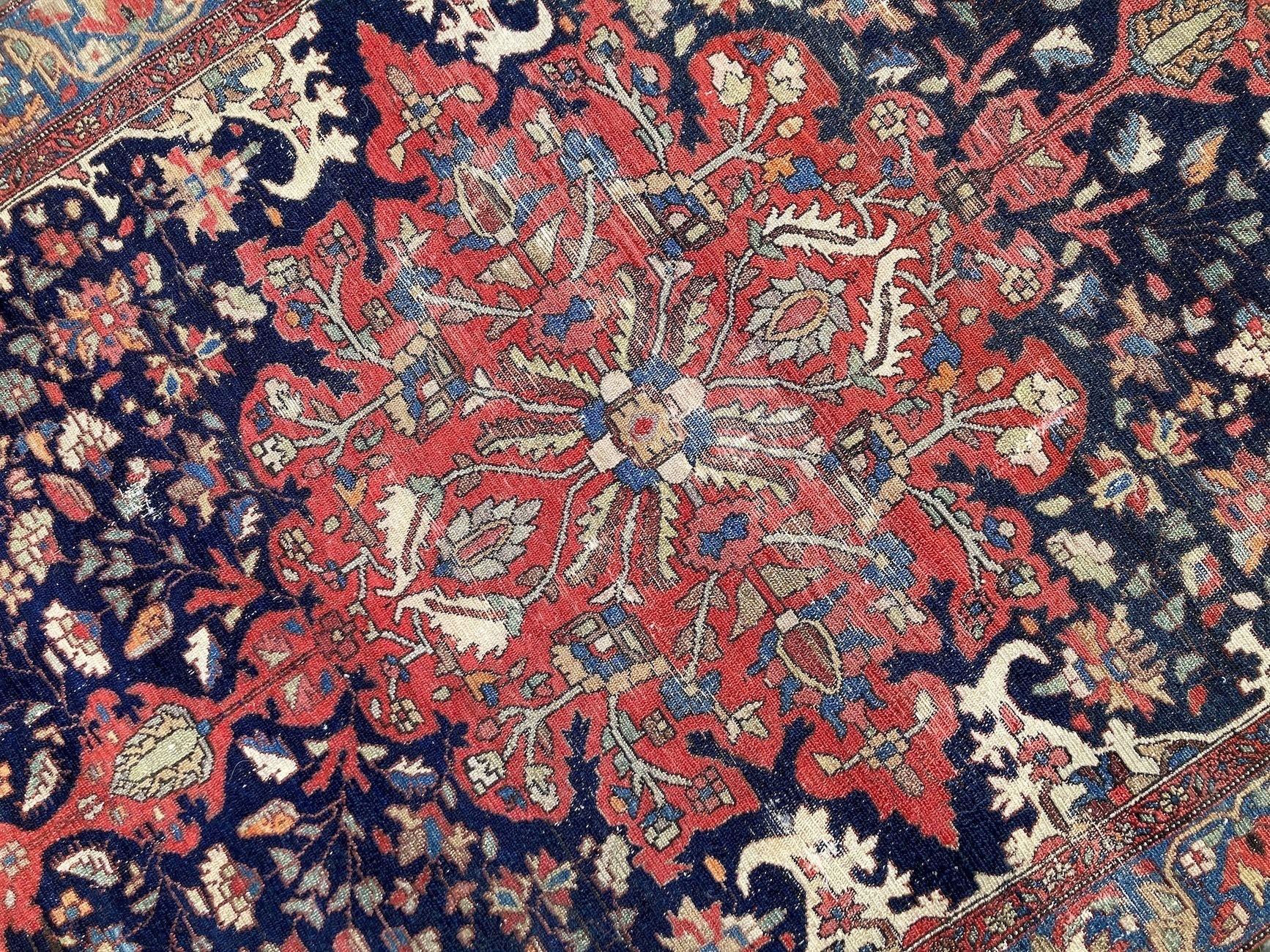 Antique Malayer Rug 1.78m x 1.19m For Sale 3