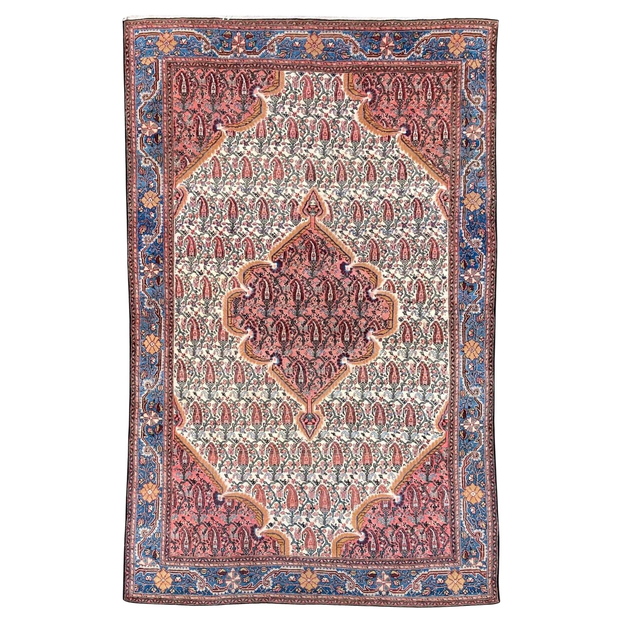 Antique Malayer Rug 1.97m X 1.32m For Sale