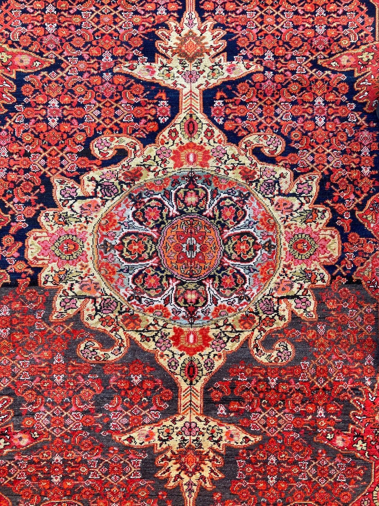 Antique Malayer Rug 2.06m x 1.40m For Sale 6