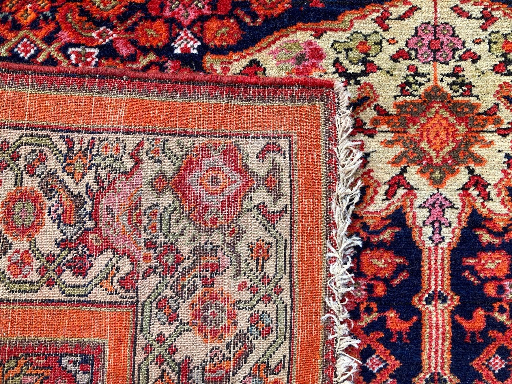 Antique Malayer Rug 2.06m x 1.40m For Sale 11