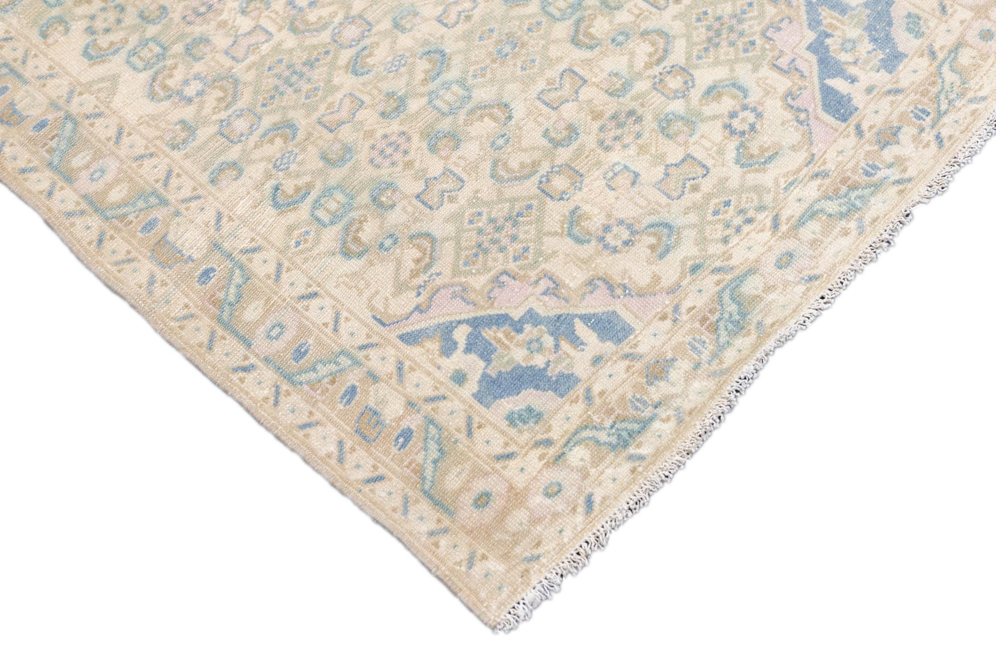 Persian Antique Malayer Rug 2'10'' x 9'8'' For Sale