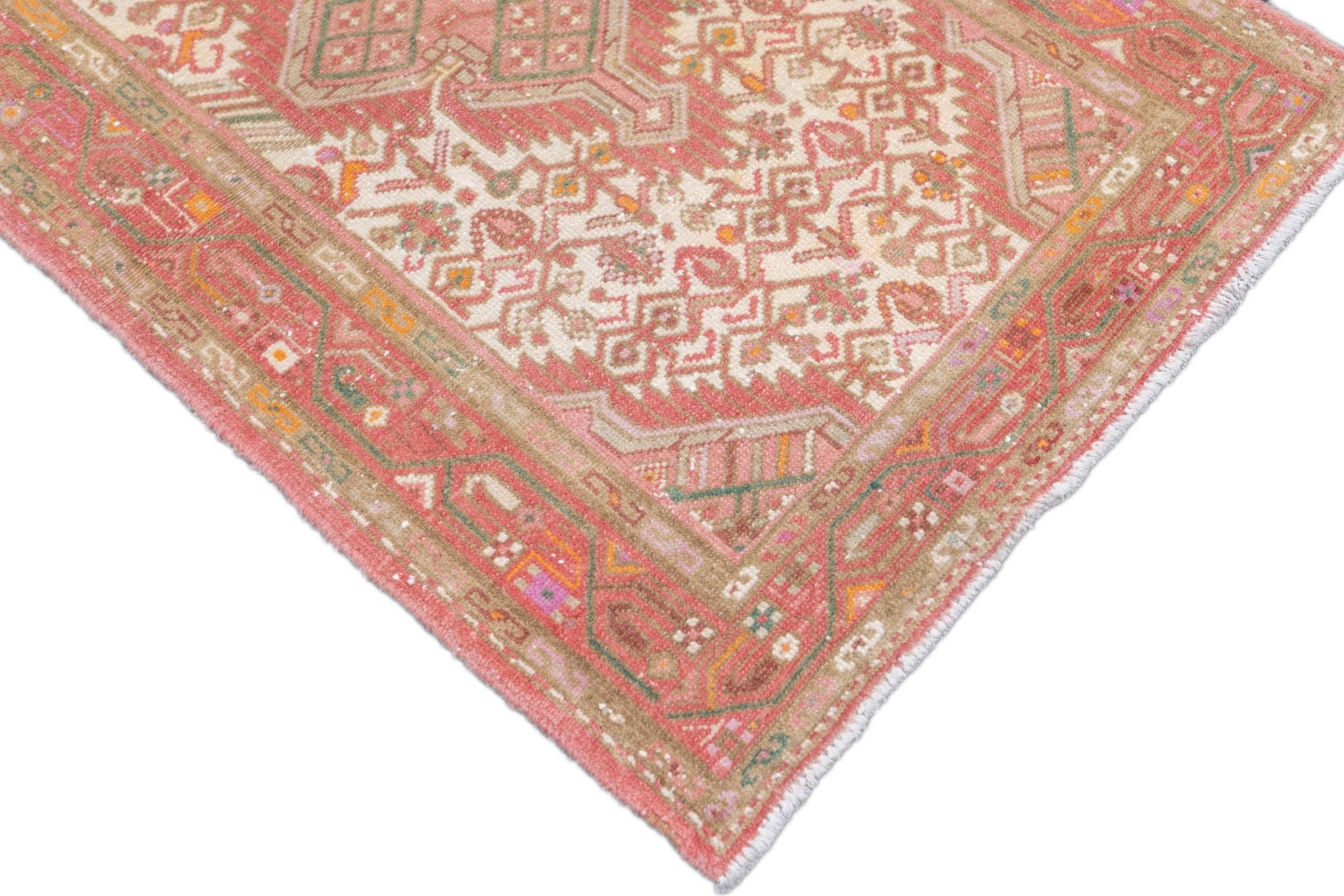 Persian Antique Malayer Rug 2'6'' x 4'1'' For Sale