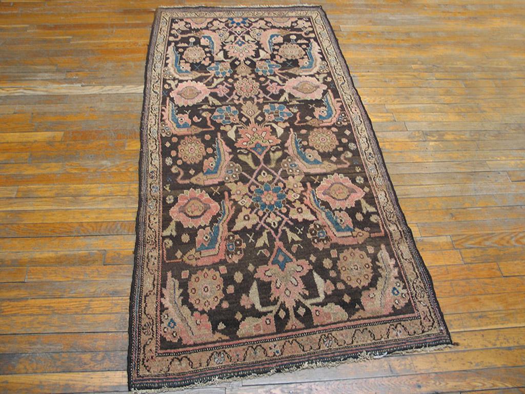 Antique Malayer rug, size: 3'0