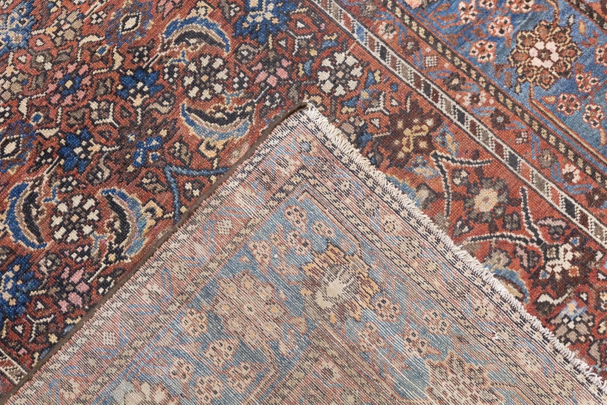 Wool Antique Malayer Rug 3'11'' x 5'7'' For Sale