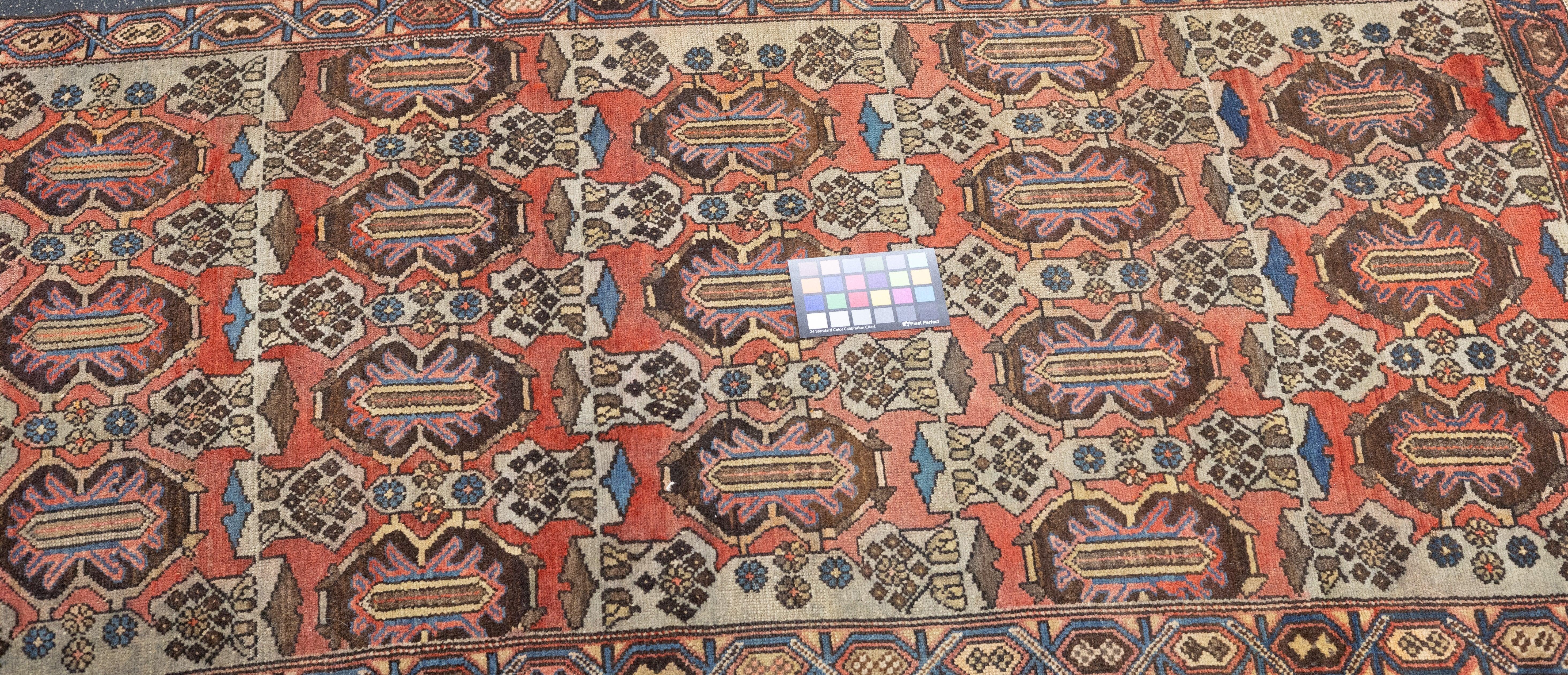 Hand-Knotted Antique Malayer Rug 3'2'' x 6'3'' For Sale
