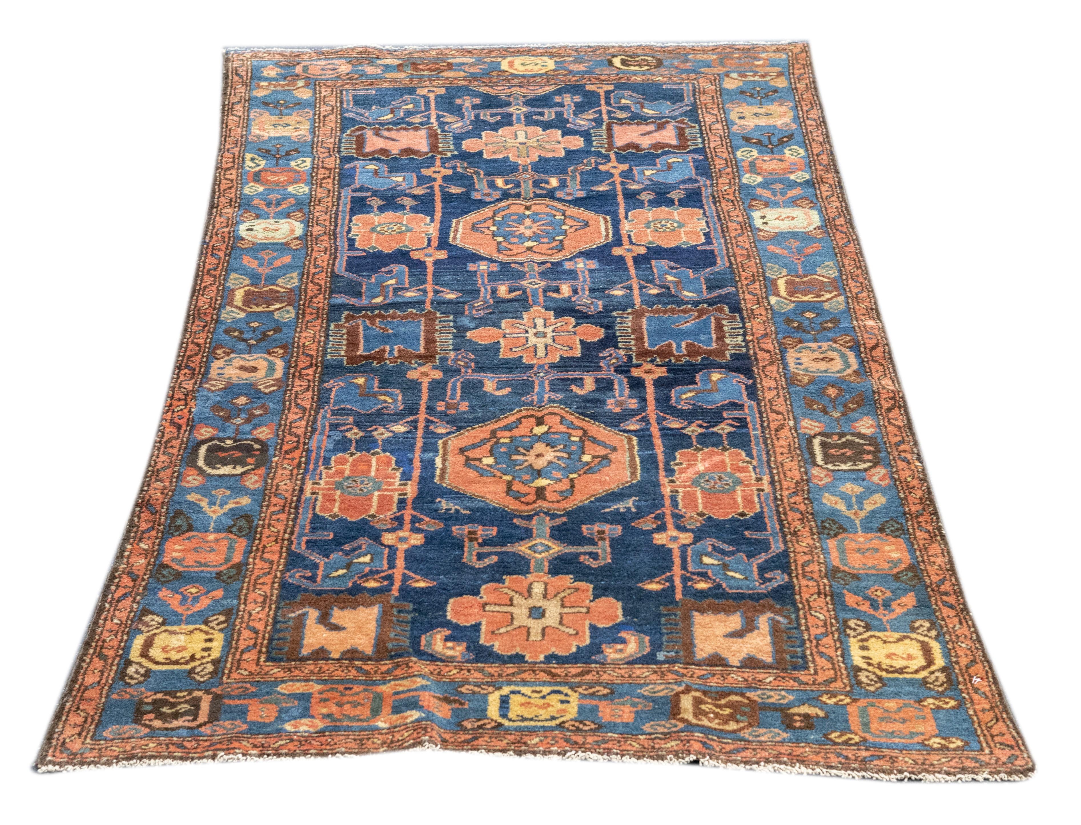 Antique Malayer Rug 3'4'' x 6'2'' For Sale 1