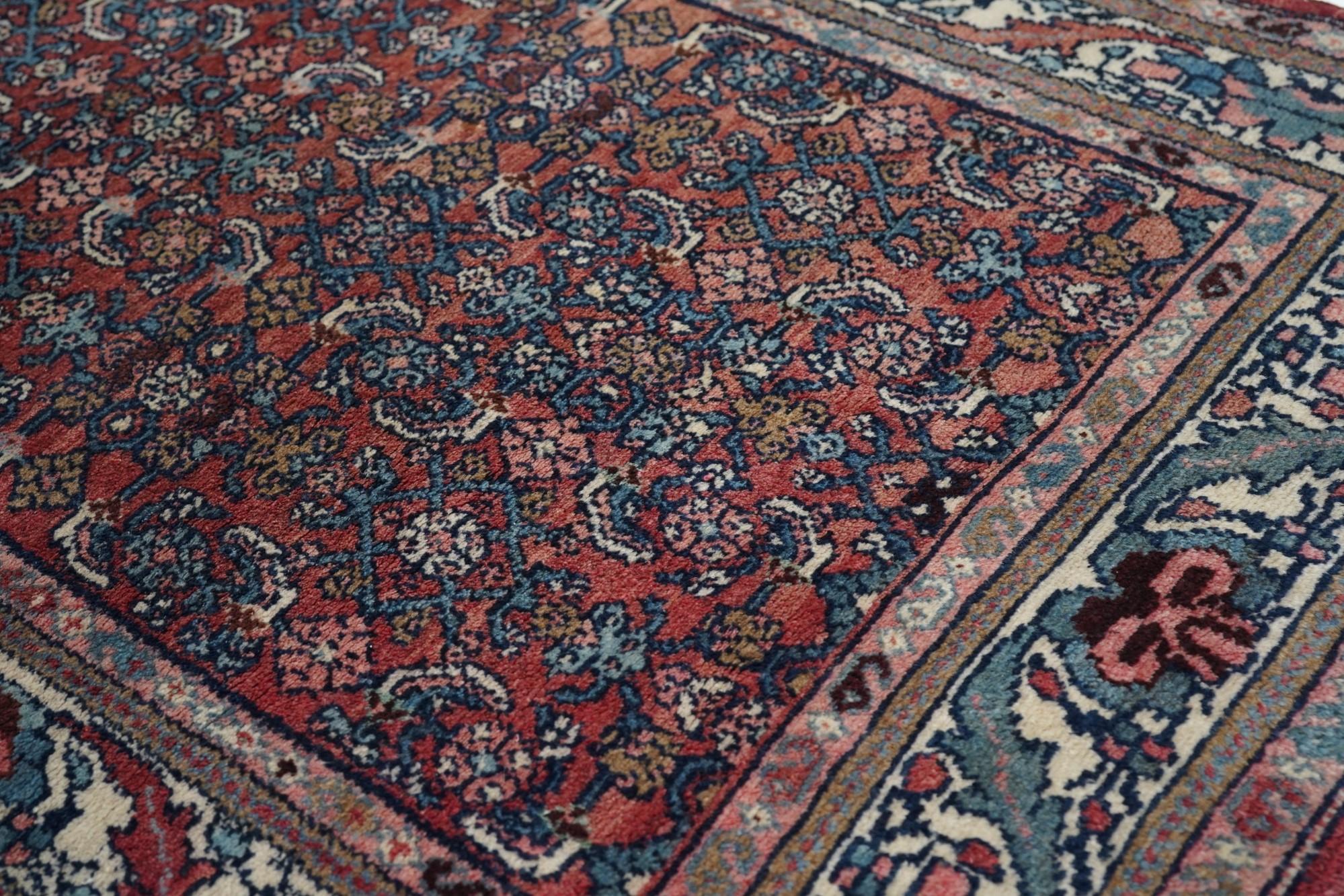 Wool Antique Malayer Rug  For Sale