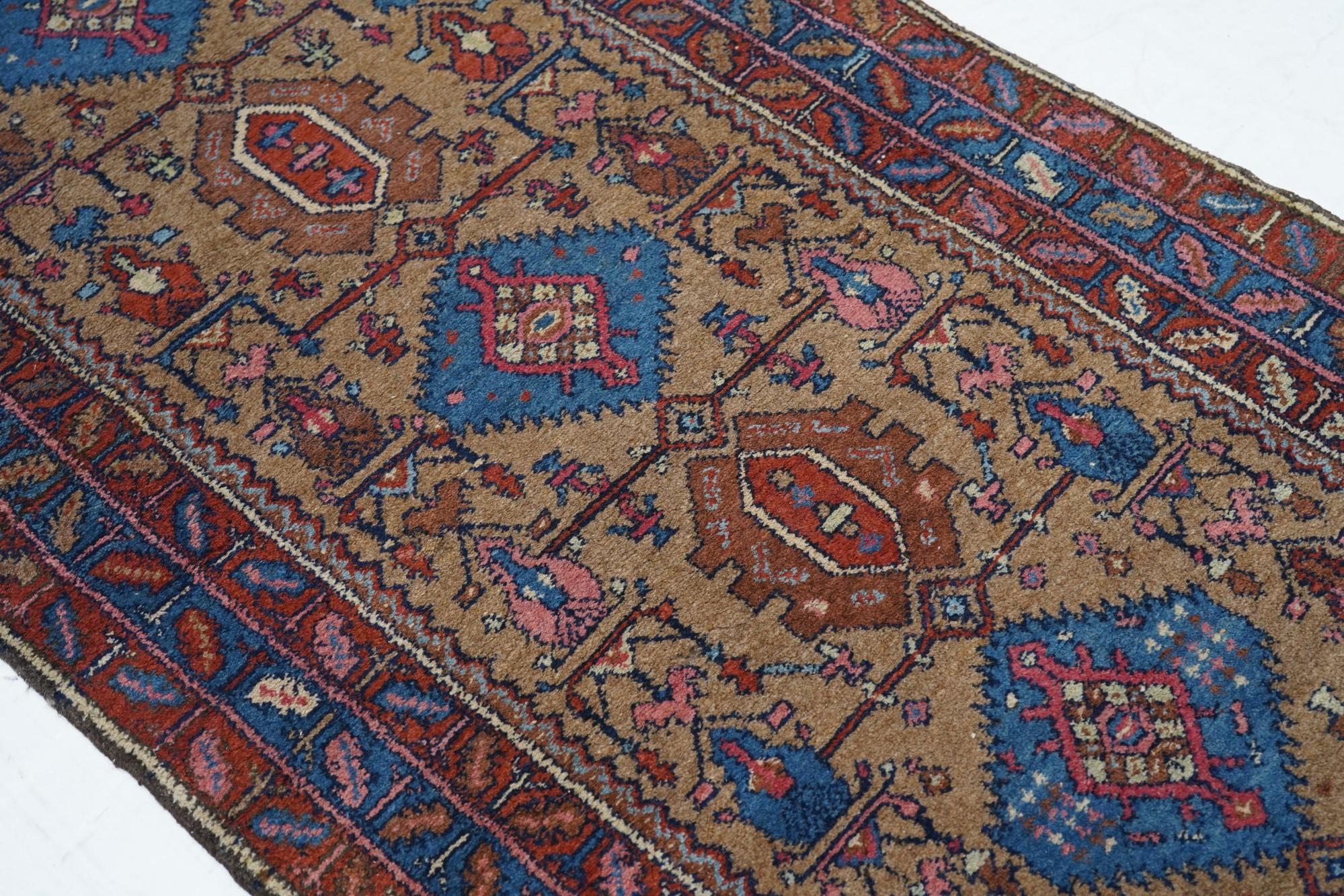 Antique Malayer Rug 3'4'' x 9'0