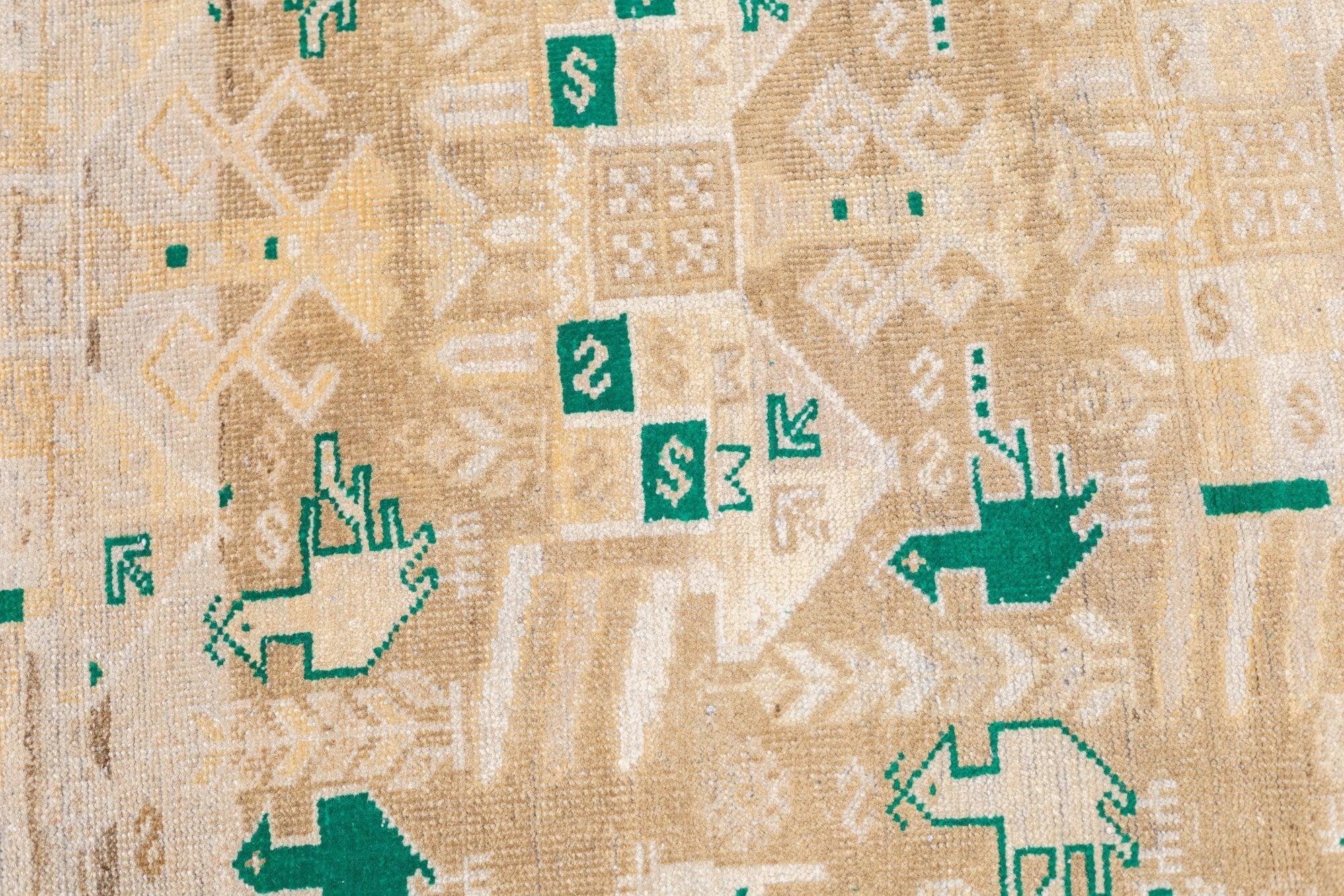 Antique Malayer Rug 3'5'' x 6'1'' For Sale 4