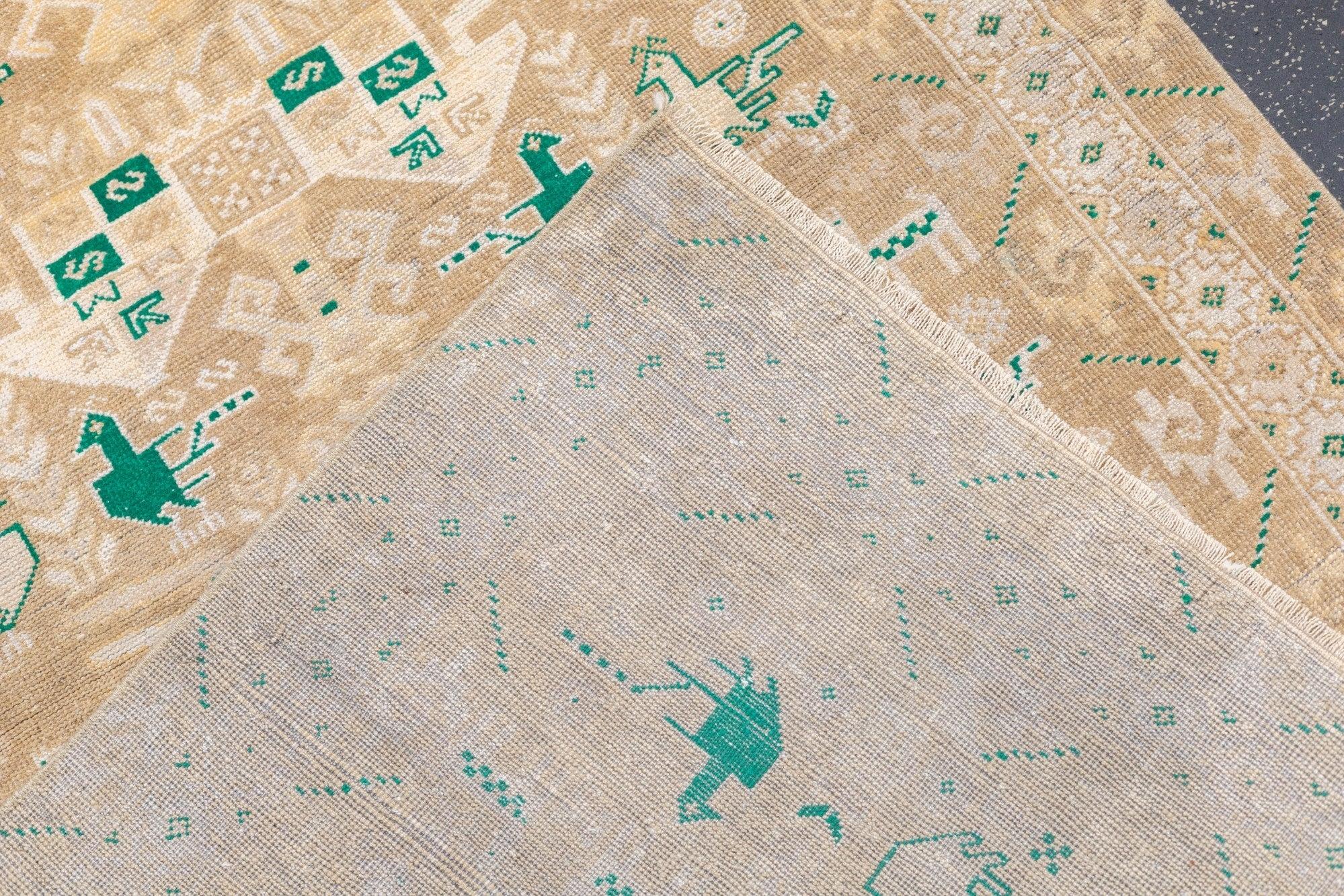 Antique Malayer Rug 3'5'' x 6'1'' For Sale 6