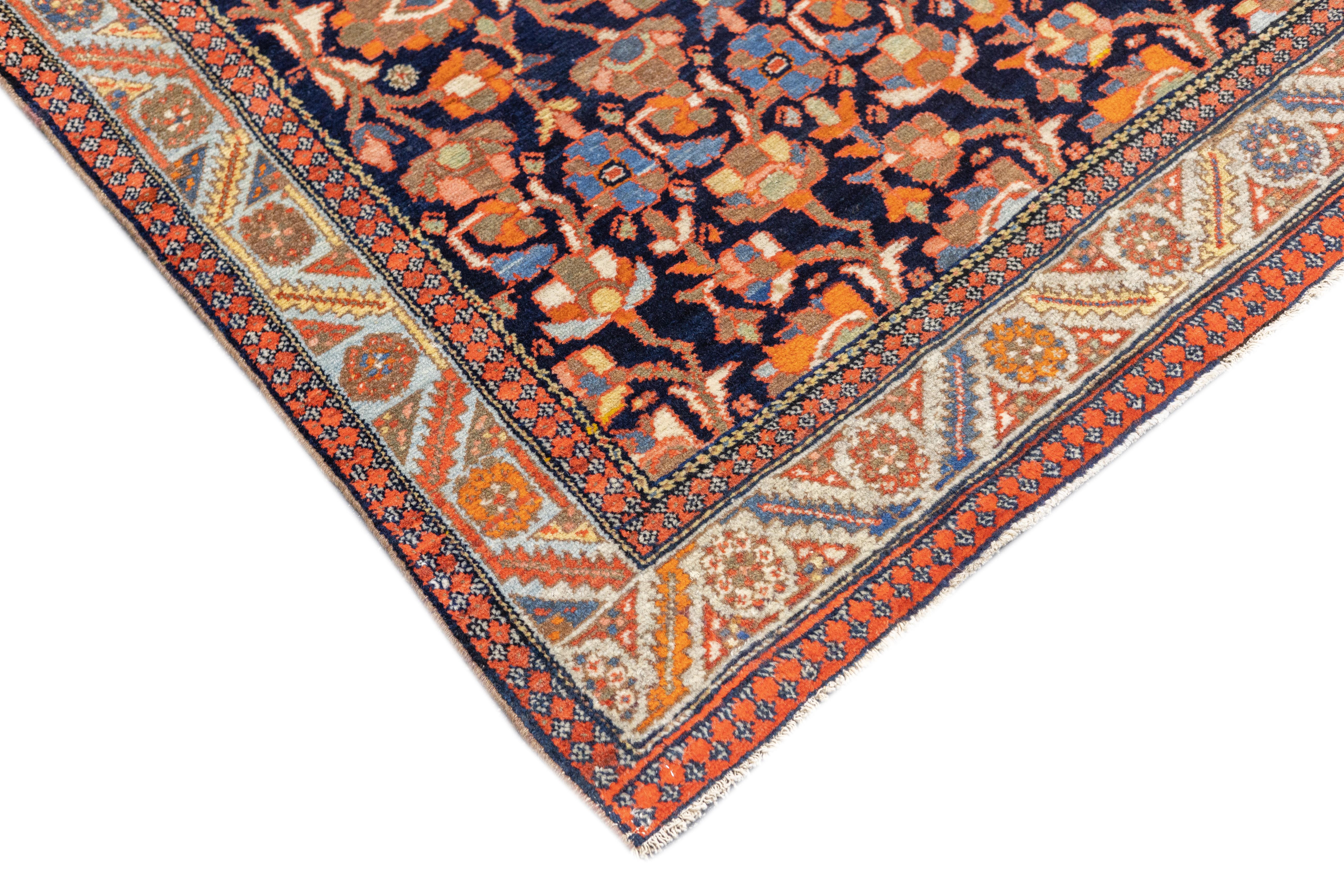 Perse Tapis Malayer ancien 3'6'' x 4'8'' en vente