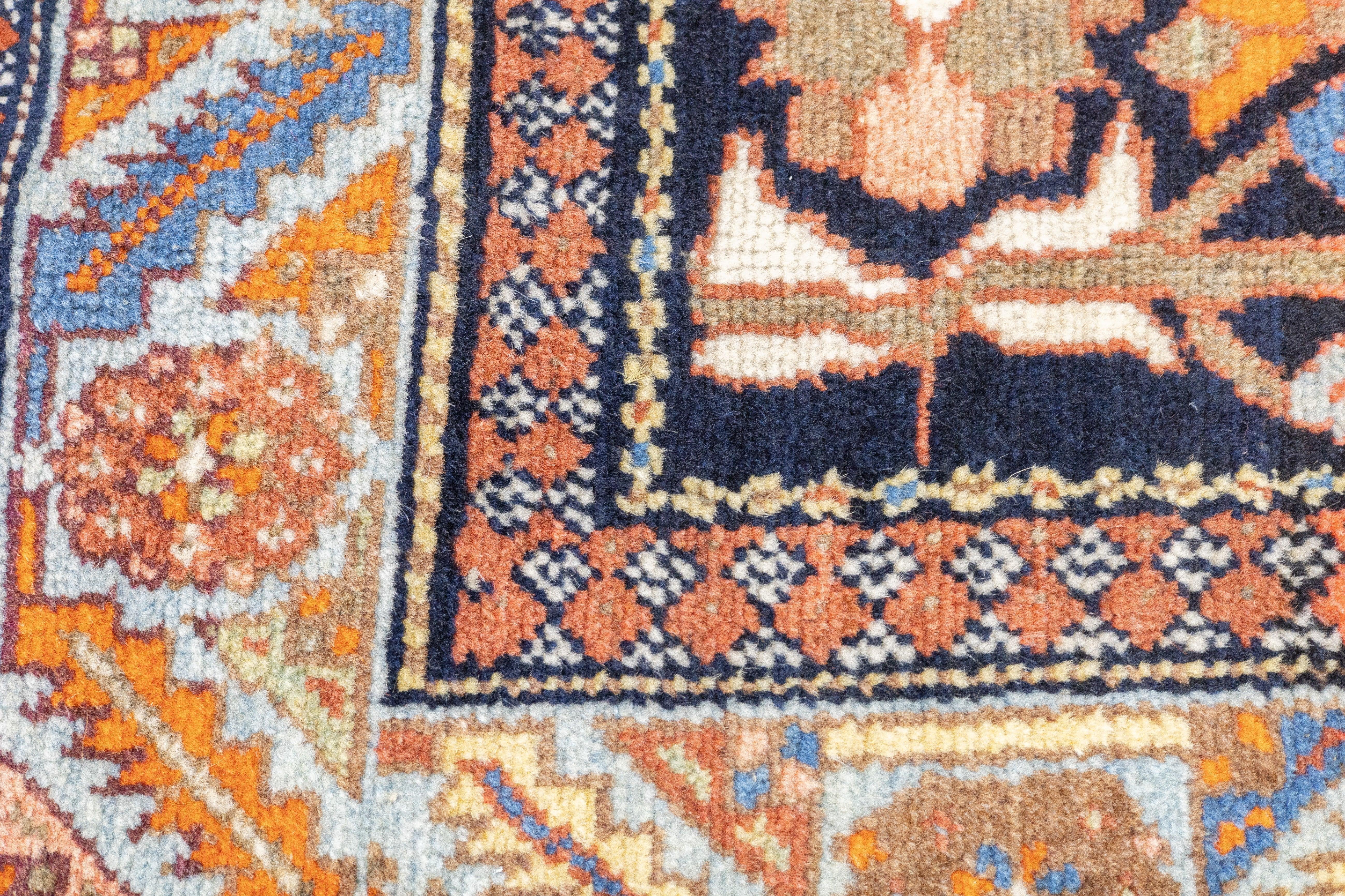 Laine Tapis Malayer ancien 3'6'' x 4'8'' en vente