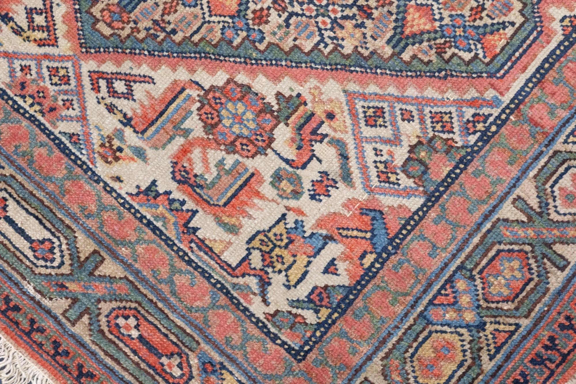 Wool Antique Malayer Rug 3'8'' x 6'7'' For Sale