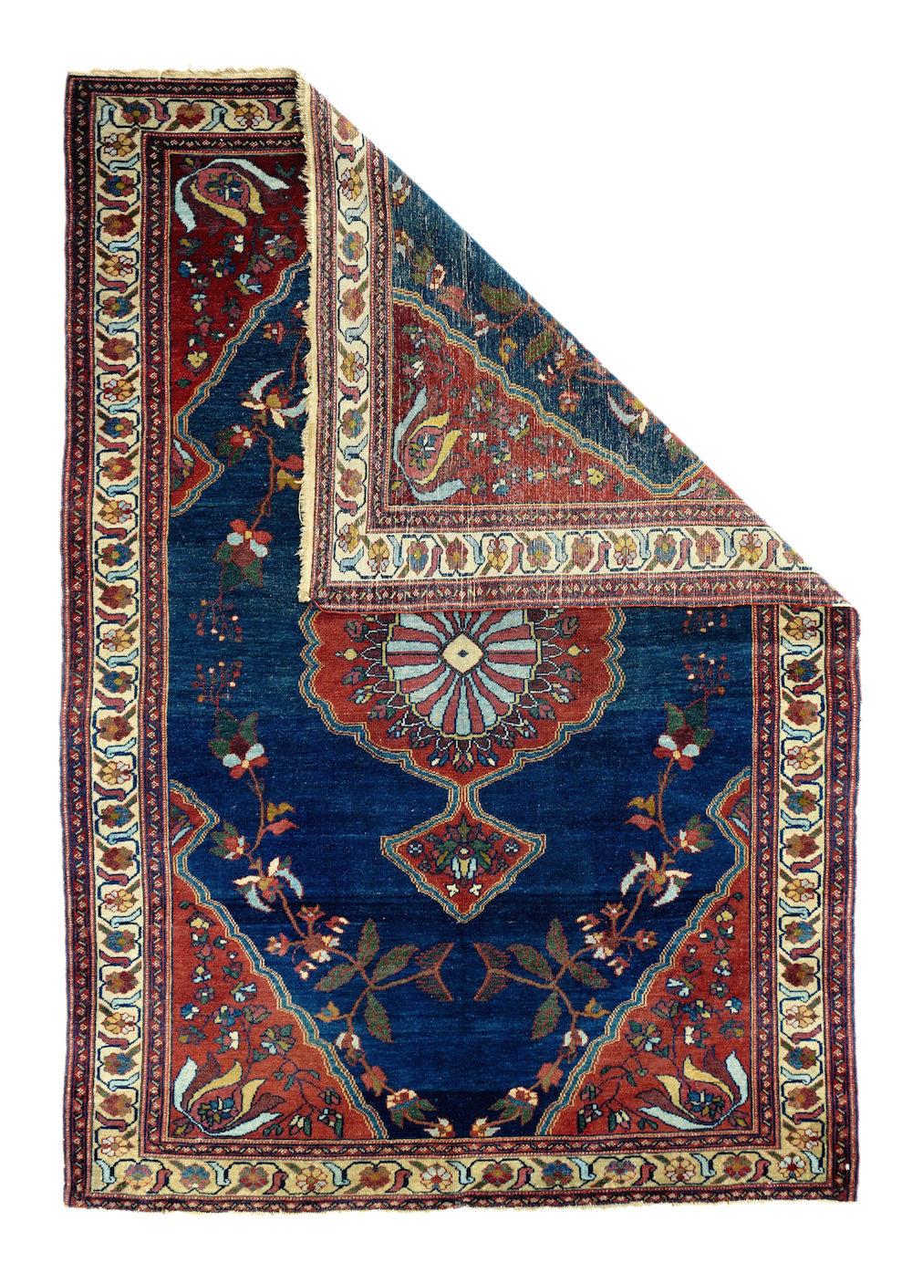 Antiker Malayer-Teppich 4'2'' x 6'2''.
