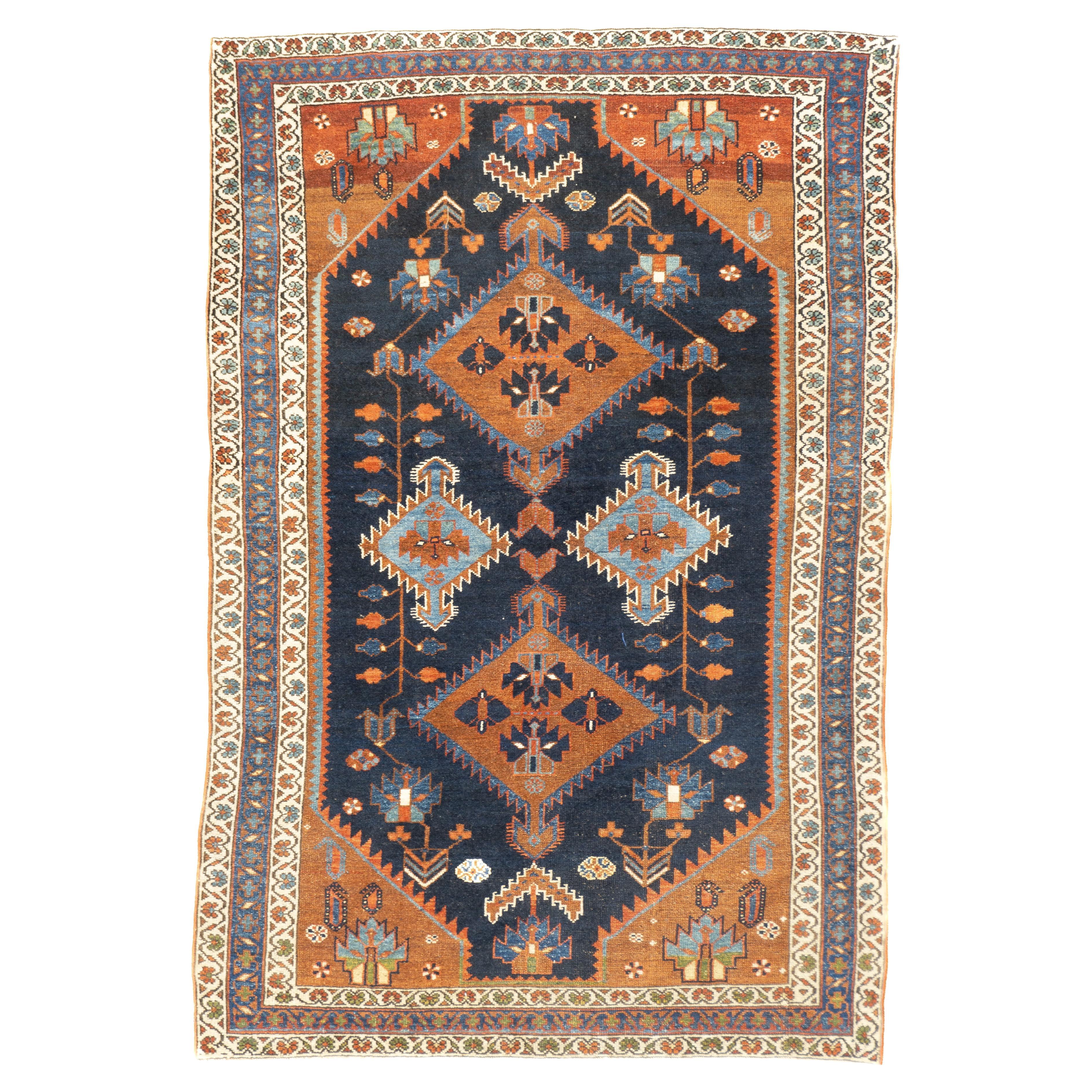 Antique Malayer Rug 4'2'' x 6'4'' For Sale
