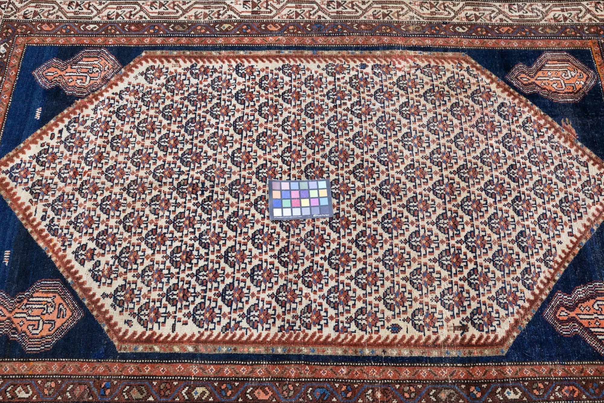 Laine Tapis Malayer ancien 4'3'' x 6'0