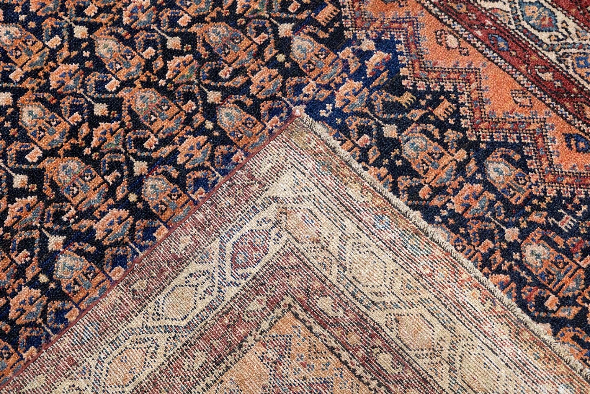 Wool Antique Malayer Rug 4'3'' x 6'8'' For Sale