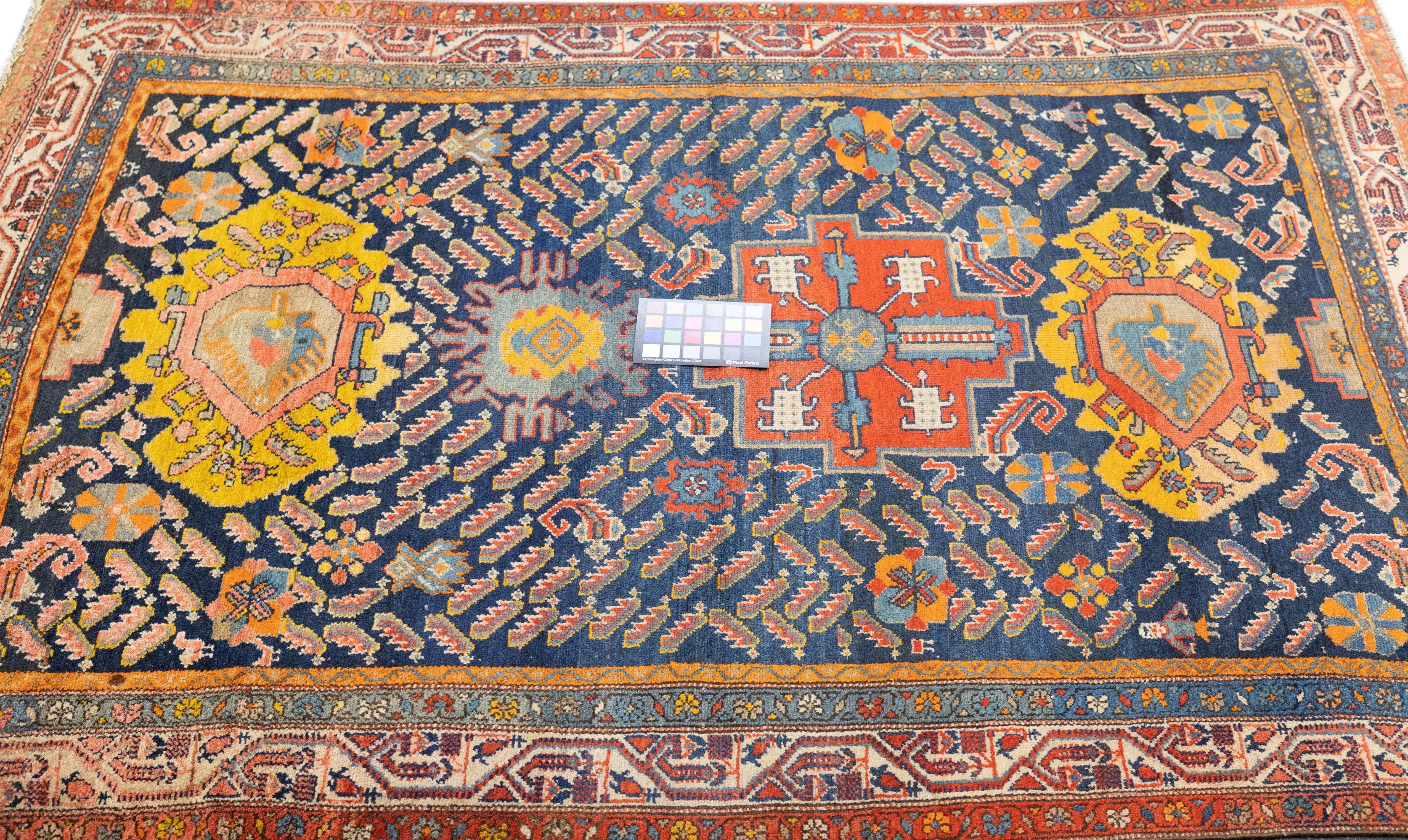 Antique Malayer Rug 4'4'' x 6'2'' For Sale 3